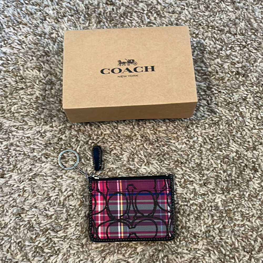 Coach card holder